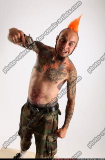 Edgar Revolver Pose With Cigarette